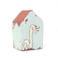 Swan Mint 3.625" House Sculpture