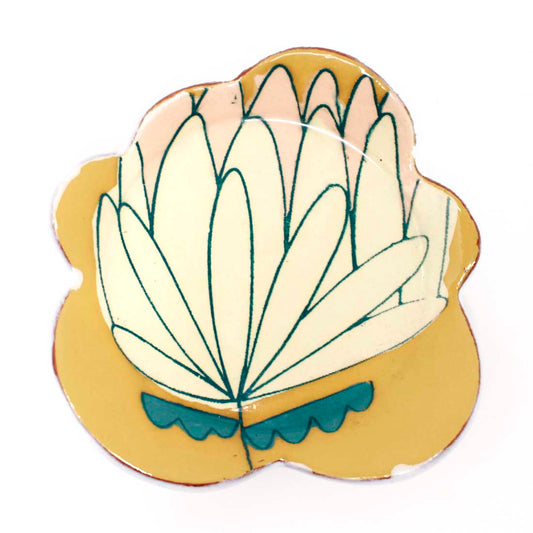 Protea Spoon Rest Mustard