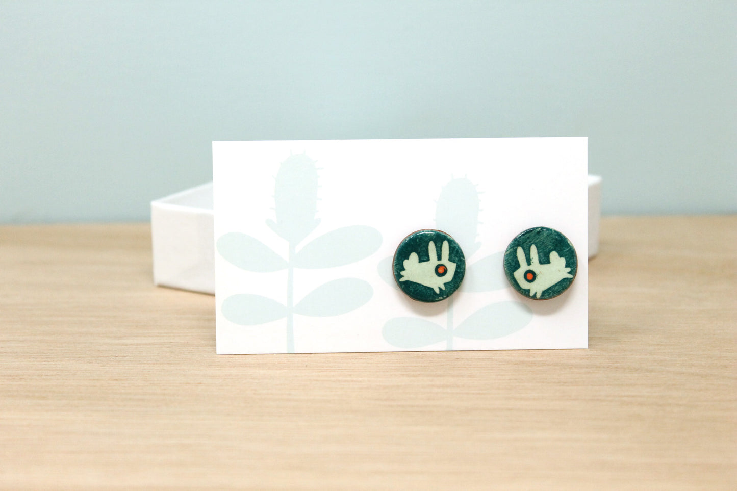 Bunny Stud Post Earrings